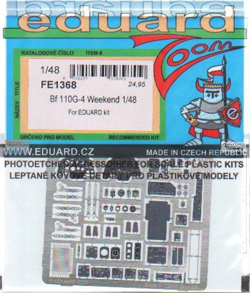 EDUFE1368 1:48 Eduard Color Zoom PE - Bf110G-4 Weekend (EDU kit)