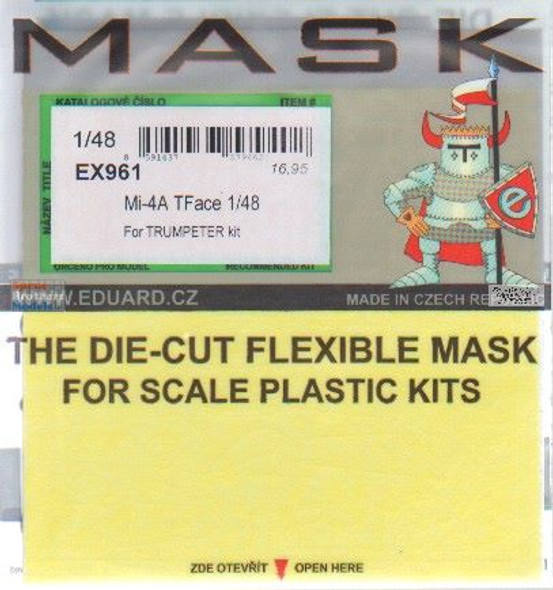 EDUEX961 1:48 Eduard Mask - Mi-4A Hound TFACE (TRP kit)