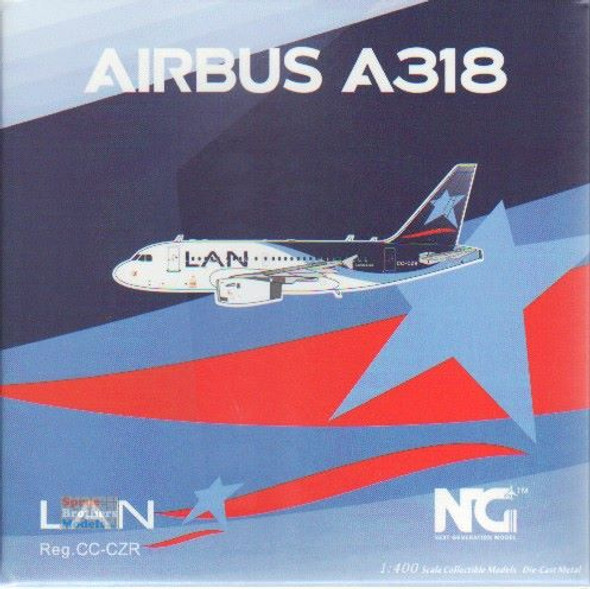 NGM48006 1:400 NG Model LAN Airlines Airbus A318-100 Reg #CC-CZR (pre-painted/pre-built)