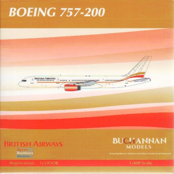 NGMB10008 1:400 Buchanan Models/NG Model British Airways B757-200 Reg #G-OOOB (pre-painted/pre-built)