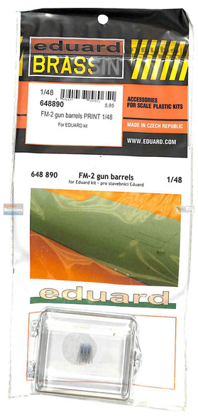 EDU648890 1:48 Eduard Brassin Print - FM-2 Wildcat Gun Barrels (EDU kit)