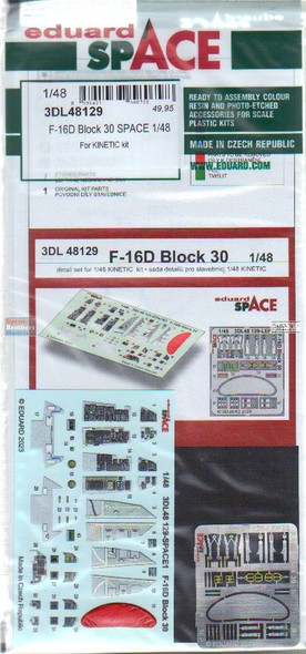 EDU3DL48129 1:48 Eduard SPACE - F-16D Block 30 Falcon (KIN kit)