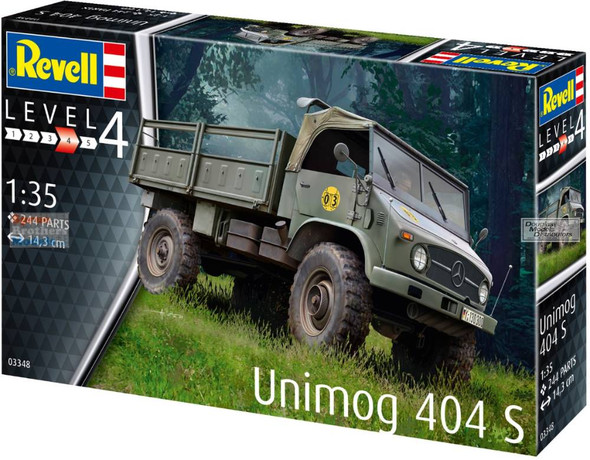 RVG03348 1:35 Revell Germany Unimog 404 S