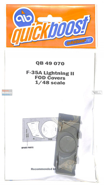QBT49070 1:48 Quickboost F-35A Lightning II FOD Covers (TAM kit)