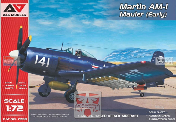 MDVAAM72038 1:72 Modelsvit A&A Models Martin AM-1 Mauler Early