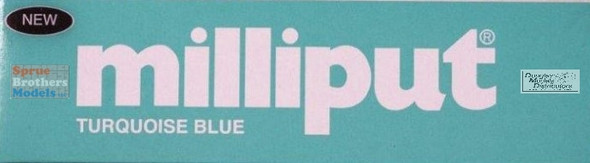 MIL006 Milliput Turquoise Blue 2-Part Self Hardening Putty