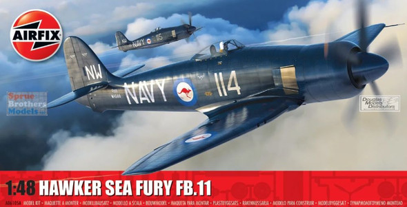 AFX06105A 1:48 Airfix Hawker Sea Fury FB.11