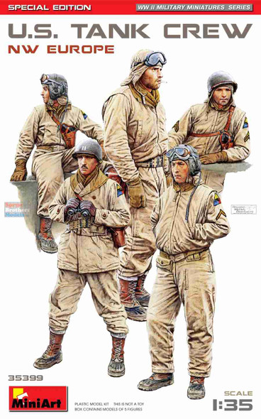 MIA35399 1:35 MiniArt US Tank Crew NW Europe Figure Set