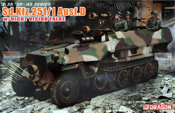 DML6984 1:35 Dragon Sd.Kfz.251/1 Ausf.D with Night Vision Falke