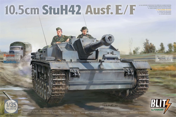 TAK08016 1:35 Blitz by Takom - 10.5cm StuH.42 Ausf.E/F