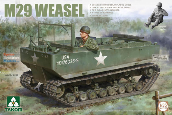 TAK02167 1:35 Takom M29 Weasel