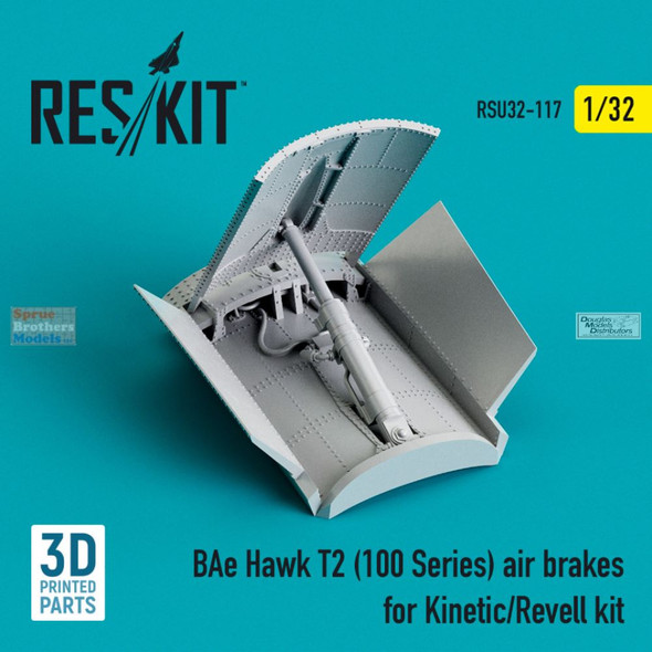 RESRSU320117U 1:32 ResKit BAe Hawk T2 (100 Series) Air Brakes (KIN/REV kit)