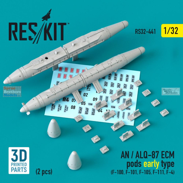 RESRS320441 1:32 ResKit AN/ALQ-87 ECM Pods Early Type