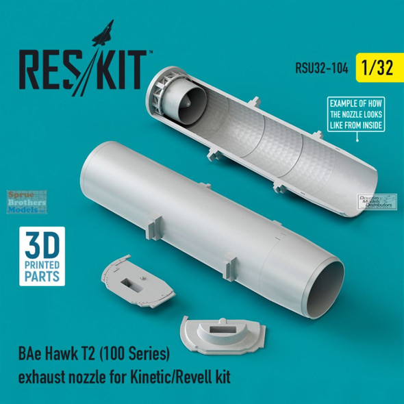RESRSU320104U 1:32 ResKit BAe Hawk T2 (100 Series) Exhaust Nozzle (KIN/REV kit)