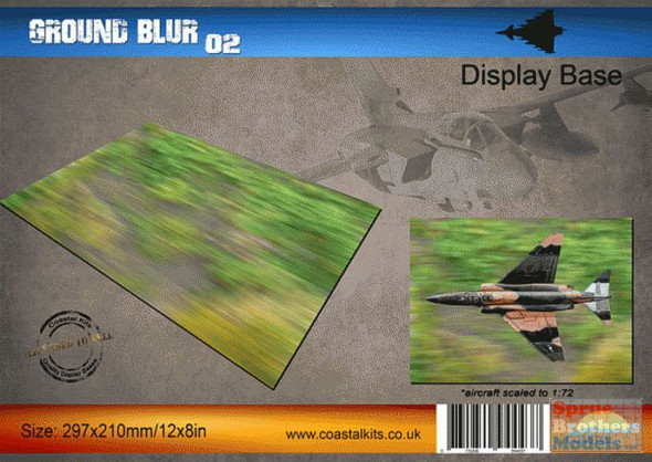 CKS1002B-72 1:72 Coastal Kits Display Base - Ground Blur 02