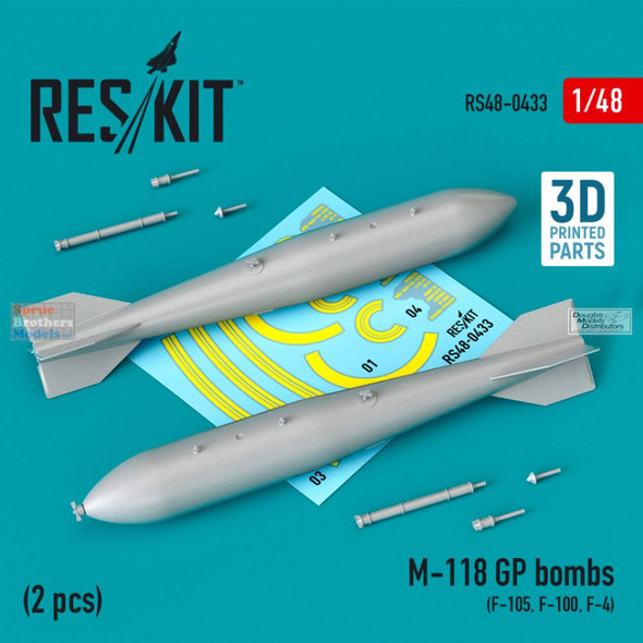 RESRS480433 1:48 ResKit M-118 GP Bombs