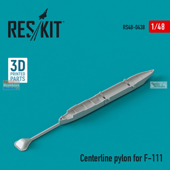 RESRS480438 1:48 ResKit Centerline Pylon for F-111 Aardvark