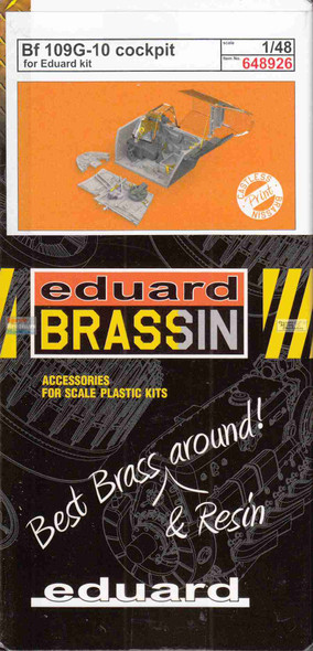 EDU648926 1:48 Eduard Brassin Print - Bf109G-10 Cockpit Set (EDU kit)