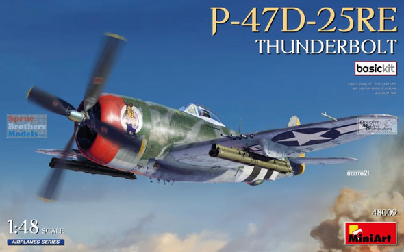 MIA48009 1:48 Miniart P-47D-25RE Thunderbolt [Basic Kit]