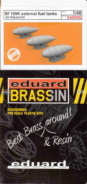 EDU648906 1:48 Eduard Brassin - Bf109K External Fuel Tanks (EDU kit)