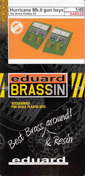 EDU648938 1:48 Eduard Brassin - Hurricane Mk.II Gun Bays (ARM kit)