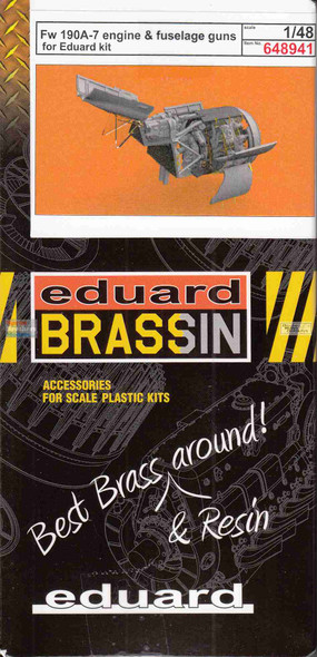 EDU648941 1:48 Eduard Brassin - Fw190A-7 Engine & Fuselage Guns (EDU kit)