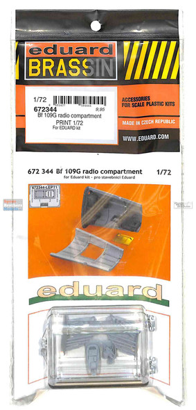 EDU672344 1:72 Eduard Brassin PRINT Bf109G Radio Compartment (EDU kit)