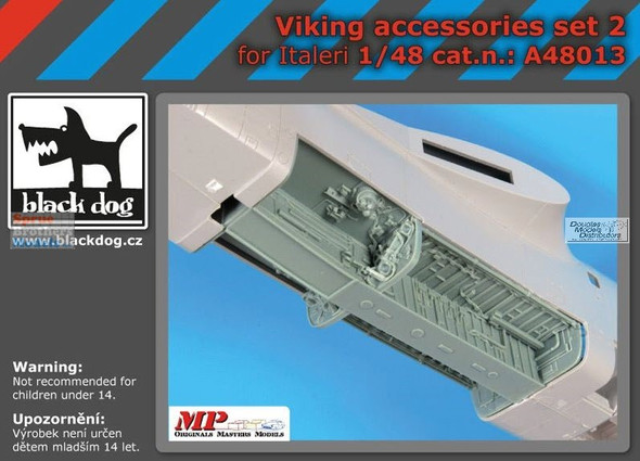 BLDA48013A 1:48 Black Dog S-3 Viking Accessories Set 2 (ITA kit)