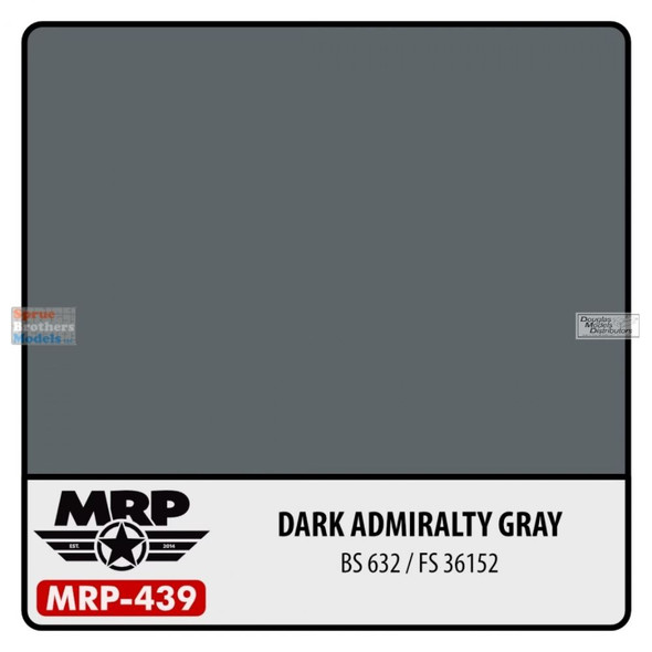 MRP094 MRP/Mr Paint - US Dark Medium Mod Grey FS36251 30ml (for Airbrush  only) - Sprue Brothers Models LLC