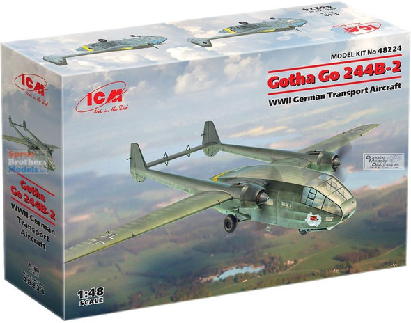 ICM48224 1:48 Gotha Go244B-2 WW2 German Transport