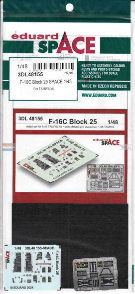 EDU3DL48155 1:48 Eduard SPACE - F-16C Falcon Block 25 (TAM kit)