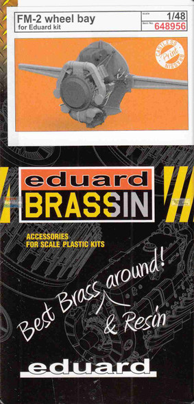 EDU648956 1:48 Eduard Brassin Print - FM-2 Wildcat Wheel Bay Set (EDU kit)