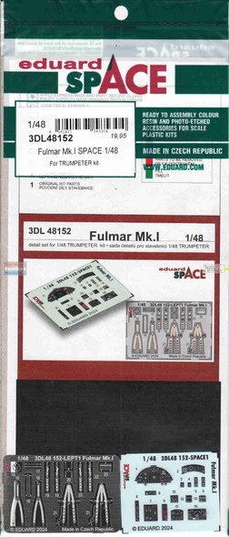 EDU3DL48152 1:48 Eduard SPACE - Fulmar Mk.I (TRP kit)