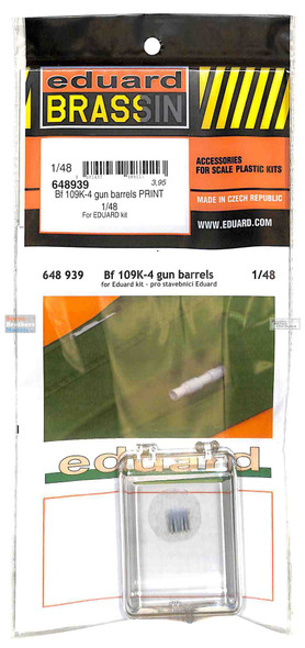 EDU648939 1:48 Eduard Brassin Print - Bf109K-4 Gun Barrels (EDU kit)