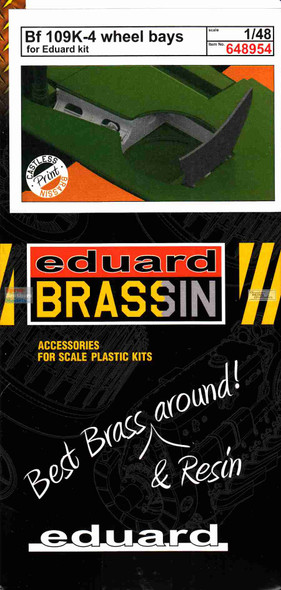EDU648954 1:48 Eduard Brassin Print - Bf109K-4 Wheel Bays (EDU kit)