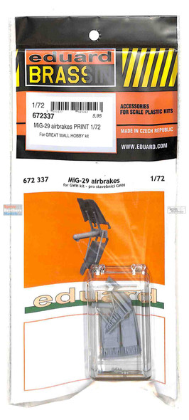 EDU672337 1:72 Eduard Brassin PRINT MiG-29 Fulrum Airbrakes (GWH kit)