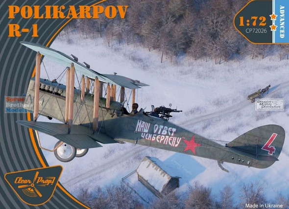 CLPCP72026 1:72 Clear Prop Models Polikarpov R-1