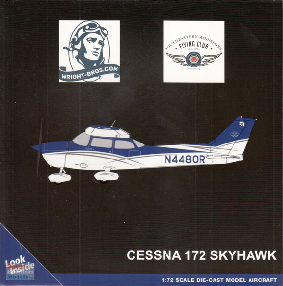 GEMGG016 1:72 Gemini Cessna 172 Skyhawk Reg #N4480R (pre-painted/pre-built)