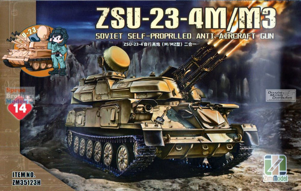 ZIM35123H 1:35 Zimi Model ZSU-23-4M/M3