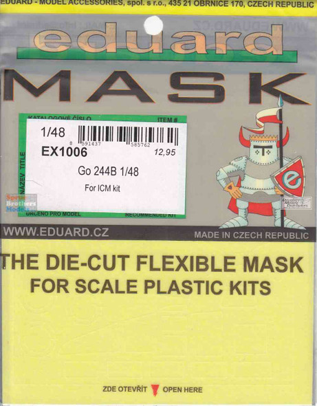 EDUEX1006 1:48 Eduard Mask - Go244B (ICM kit)
