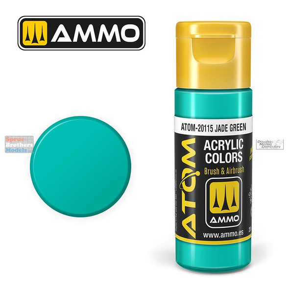AMMAT20075 AMMO by Mig ATOM Acrylic Paint - Hellgrun / Chromate
