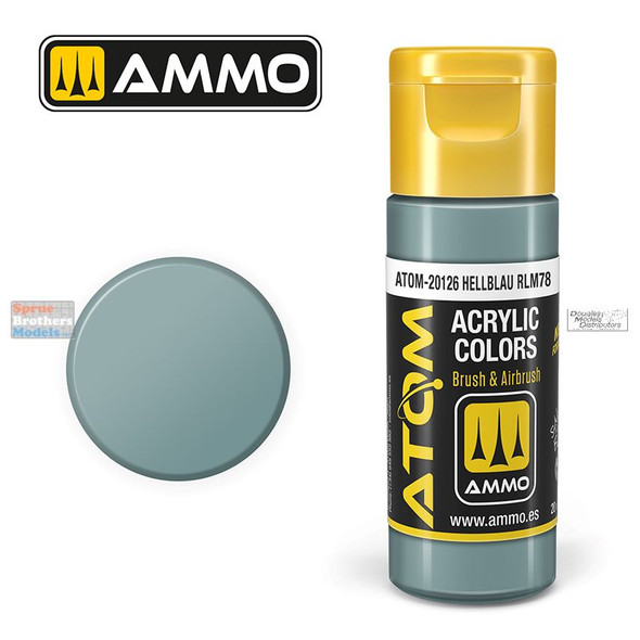 AMMAT20127 AMMO by Mig ATOM Acrylic Paint - Hellblau RLM65 FS35352