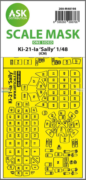 ASKM48198 1:48 ASK/Art Scale Mask - Ki-21-Ia Sally (ICM kit)