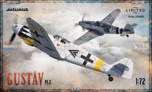 EDU02145 1:72 Eduard Bf109G-6 Late & Bf109G-14 'Gustav' Part 2 Limited Edition Dual Combo