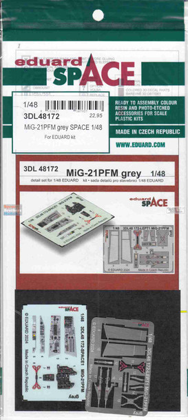 EDU3DL48172 1:48 Eduard SPACE - MiG-21PFM Fishbed Grey (EDU kit)