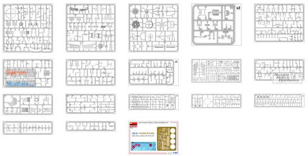 MIA35401 1:35 Miniart M3 Stuart Initial Production [Interior Kit]