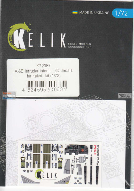 RESK72067K 1:72 ResKit/Kelik 3D Detail Set - A-6E Intruder (ITA kit)