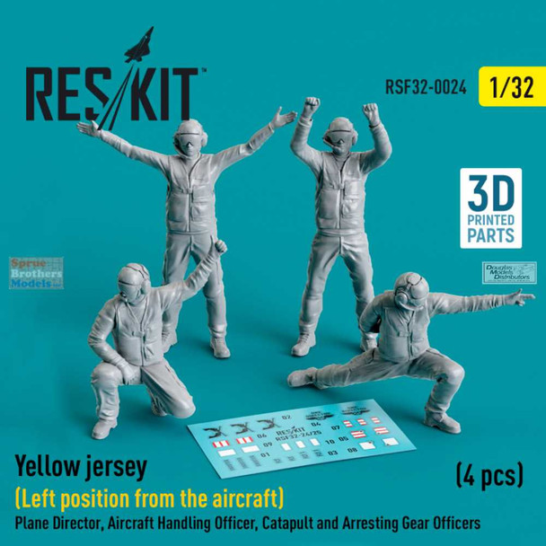 RESRSF320024F 1:32 ResKit Yellow Jersey (Left Position of the Aircraft) Figure Set