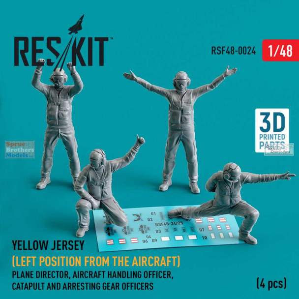 RESRSF480024F 1:48 ResKit Yellow Jersey (Left Position of the Aircraft) Figure Set