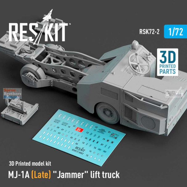 RESRSK720002RSK 1:72 ResKit MJ-1A (late) 'Jammer' Lift Truck